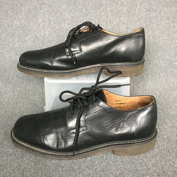 RARE Doc\'s By Dr Martens 1B49 Executive Black Leather 4-Eye Oxford Derby Men\'s 9 main image 7